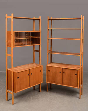 Hyllsystem. Teak. Sverige 2 Denna vara har satts till omförsäljning under nytt varunummer4037463