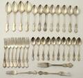 Bestick, ca. 30 del. silver