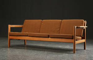 Børge Mogensen. Tre-pers. sofa, model 216