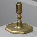 LJUSSTAKE, mässing, 1700-tal