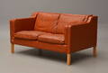 Stouby, to-pers. sofa, læder