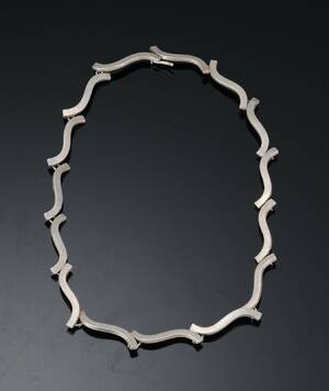 Bent Ohrt. Halskæde af sterlingsølv