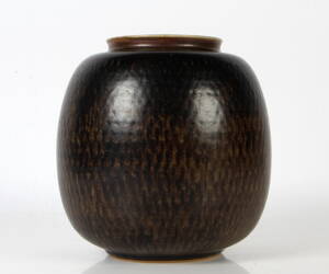 Gerd Bøgelund for Royal Copenhagen Plump vase, 22 cm