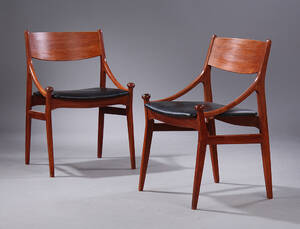 Vestervig Eriksen. Par stole af teak 2 