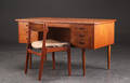 Skrivebord af teak m.fl. 1950erne, dansk møbelproducent 2