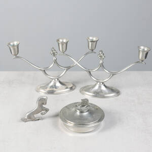 KANDELABRAR, ask, dekoration, tenn, 193040-tal