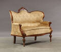 Nyrococo sofa af mahogni