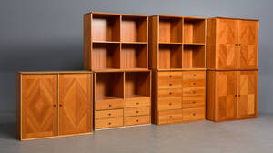 Syv reol-moduler af kirsebær 7 Denne vare er sat til omsalg under nyt varenummer 4222121