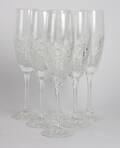 Sæt på seks Champagnefløjter 6