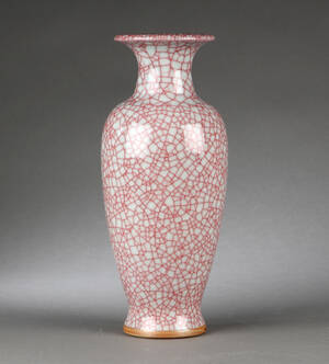 Kinesisk vase af porcelæn