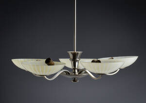Loftlampe i Art Deco stil, 1940erne