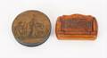 Dosor med lock 2st, 1800-tal