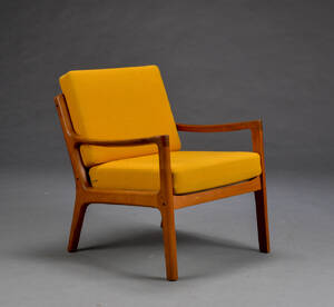 Ole Wanscher. Lænestol af teak, Senator