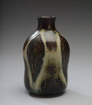 Gerd Bøgelund for Royal Copenhagen. Vase af stentøj  