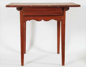 Bord med en låda, allmoge, 1800-tal