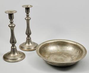 Ljusstakar  fat, 3 delar