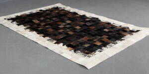 Koskindstæppe. Patchwork, 227 x 148 cm. 