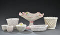 Samling håndlavet, flettet porcelæn 7