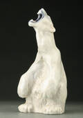 Royal Copenhagen Isbjørn af porcelæn. Nr. 502 
