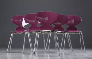 Arne Jacobsen. Seks myrestole model 3101 6