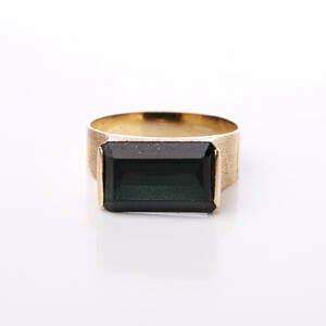 Ring 18 k guld turmalin