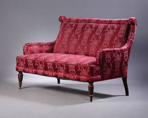 Lille fritstående sofa, 1800-tallets sidste halvdel