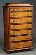 Chiffoniere af mahogni med københavner top, ca. 1900