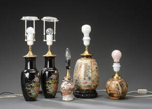 Fem orientalske bordlamper. 5