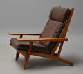 Hans J. Wegner. Lænestol, model GE-375 