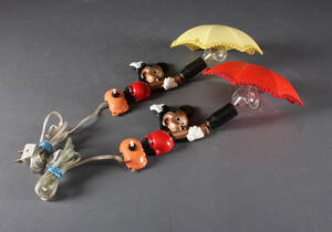 To Mickey Mouse væglamper 2