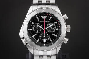 Emporio Armani Chronograph herrearmbåndsur af stål, ref. AR0546. Denne vare er sat til omsalg under nyt varenummer 4426727