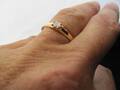 GULDRING 18K, ZIRKON