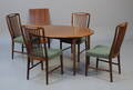 Dansk møbelproducent. Spisebord med fire stole 5