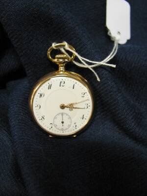 DAMFICKUR, 14 K GULD FUNGERAR