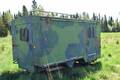 Militärt ambulansskåp utan underrede