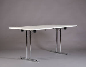 Klapbord, hvid laminat