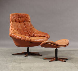 H. W. Klein. Lænestol samt skammel 2