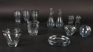 Per Lütken for Holmegaard. Næbvaser, hjerte mm. 12