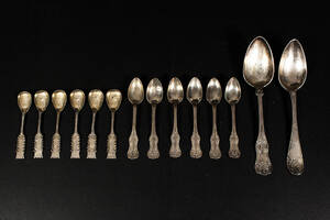 Skedar, silver 14 delar 14