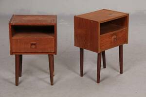Dansk møbelproducent. Par sengeborde af teak 2