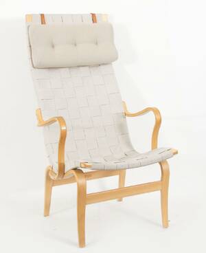 Fåtölj, Eva hög, Bruno Mathsson