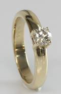 Solitairering, ca. 0.44 ct.