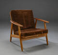Hans J. Wegner. Lænestol cigaren, model GE-240, teak og eg  Denne vare er sat til omsalg under nyt varenummer 4235494