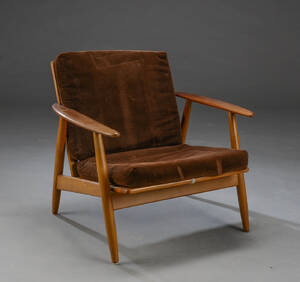 Hans J. Wegner. Lænestol cigaren, model GE-240, teak og eg  Denne vare er sat til omsalg under nyt varenummer 4235494