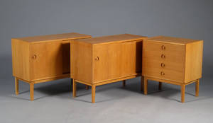 Par skabe samt skuffemodul 3 Denne auktion er annulleret - se nu vare 1951418