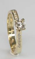 Brillantring ca. 0.56 ct
