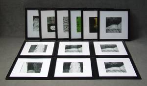 12 Bilderrahmen mit Kunstdrucken 12