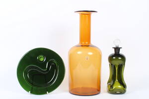 Holmegaard, Per Lütken samt Otto Bauer vase. 3