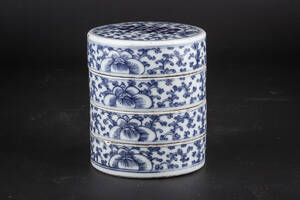 Kinesisk Madbox af porcelæn