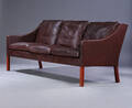 Børge Mogensen. Tre-personers sofa, model 2209  Denne vare er sat til omsalg under nyt varenummer 4230227
